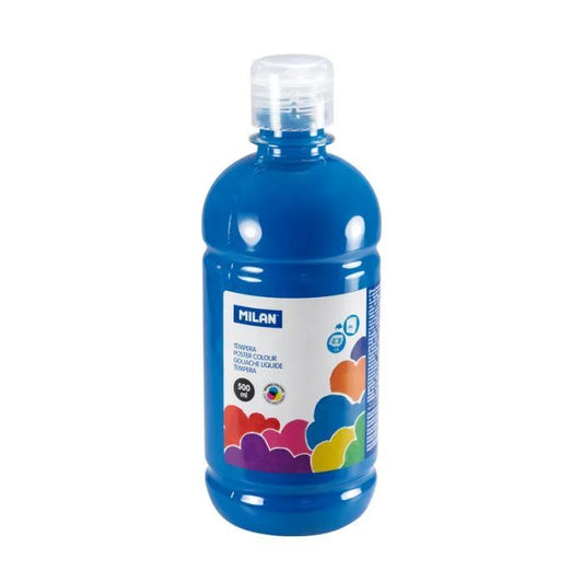 500 ml Bottle Cyan Blue Poster Paint