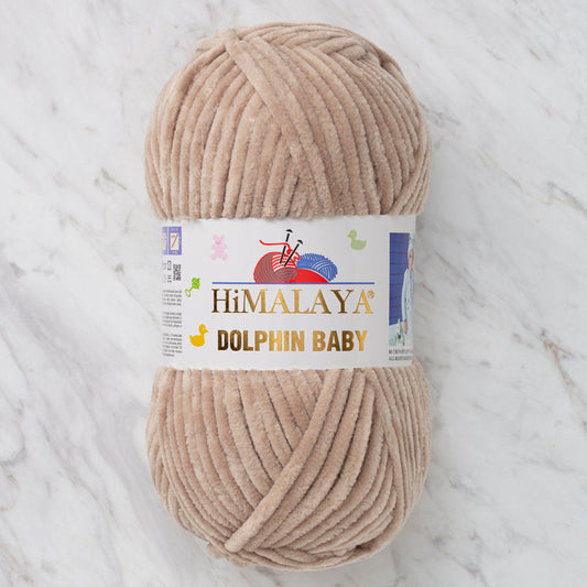 Himalaya Dolphin Baby Chenille Yarn, Beige - 80317