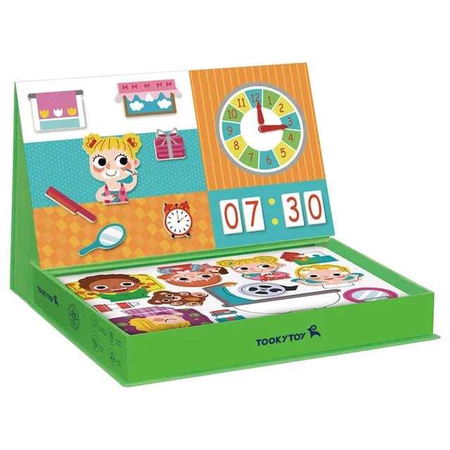 صندوق الألعاب المغناطيسي للسفر - 149 قطعة تعليمية محمولة