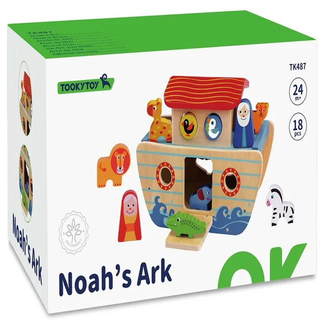 سفينة نوح التفاعلية من توكي تويز - 18 قطعة مع كتاب قصصي