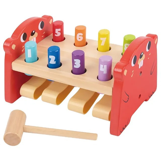 لعبة واك-أ-مول - كلب ومهرج متحركان للأطفال من 18 شهرًا