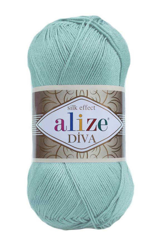 Alize Diva Knitting Yarn, Mint - 463