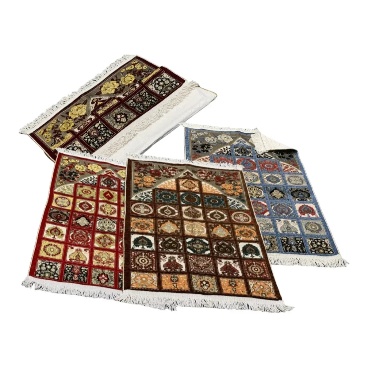 سجادة صلاة تركي مزخرف - تصميم فاخر وأنيق للصلاة اليومية