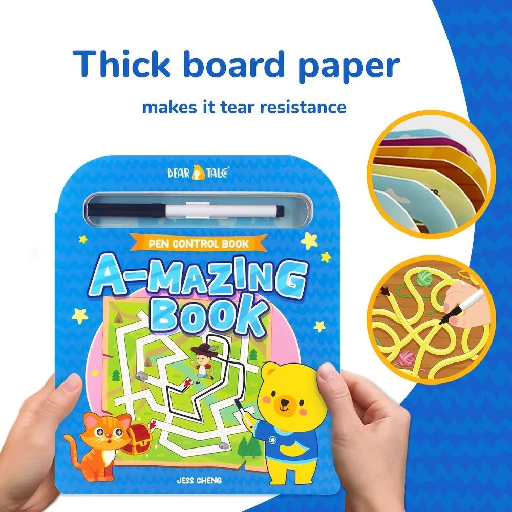 كتاب  كتاب مذهل (مع قلم قابل للمسح)