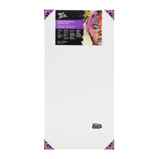 Mont Marte Premium Series Canvas Single Thick 12" x 24" - 30.5 x 60.9cm - 25125105