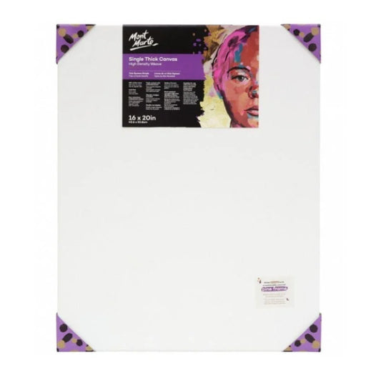 Mont Marte Premium Series Canvas Single Thick 16" x 20" - 40.6 x 50.8cm - 25125107
